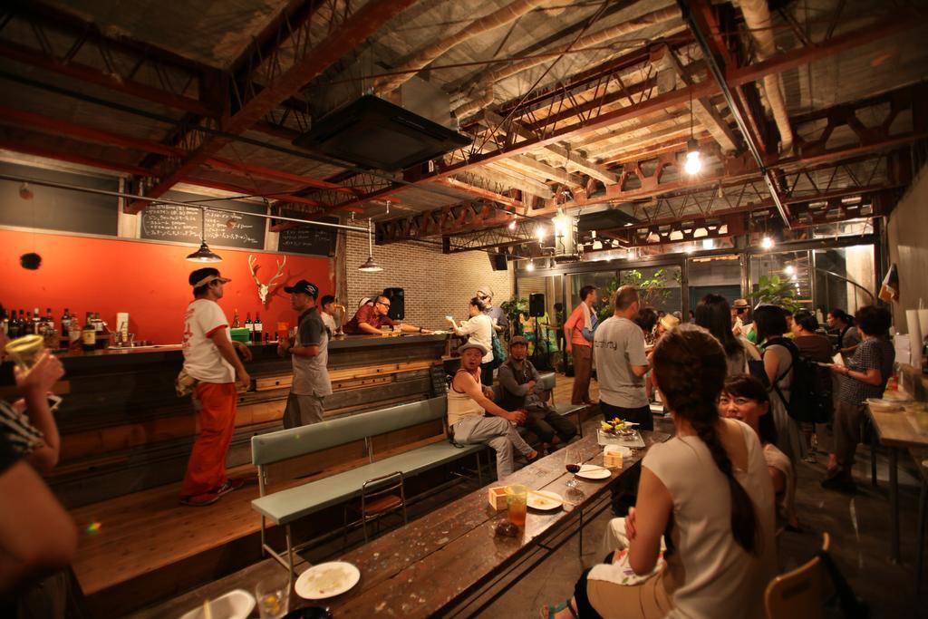 אוקיאמה Kamp Houkan-Cho Backpacker'S Inn & Lounge מראה חיצוני תמונה